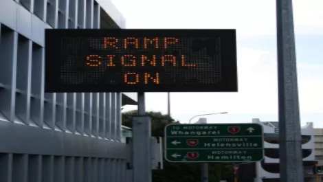 Adanced warning sign