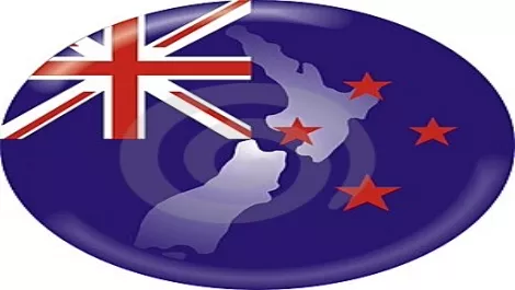 New zealand map and flag thumb2311717