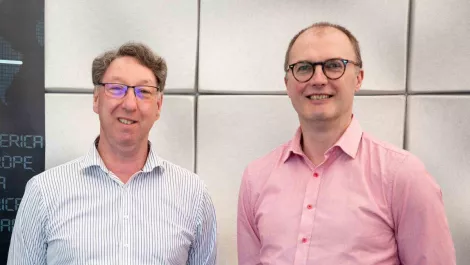 Left   barry carruth and garry green