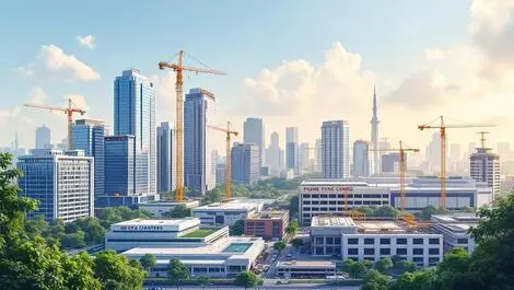 Modern office buildings data centers logistics warehouses mumbai pune