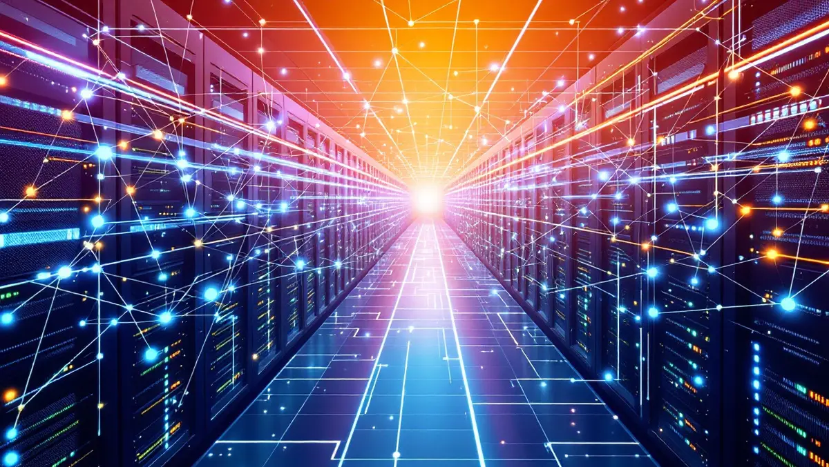 Modern data center network servers routers ai wireless data flow optimization