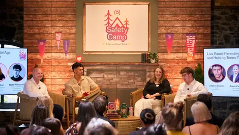 Instagram safety camp