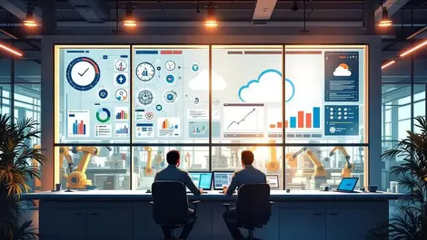 Global industrial control room cloud dashboard engineer teamup