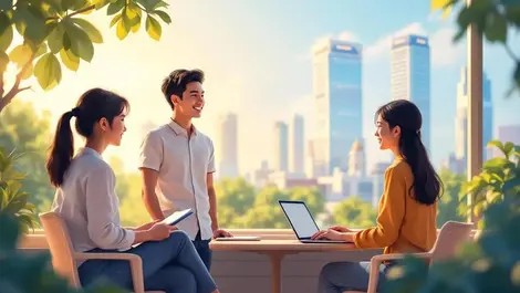 Thai entrepreneur ai learning platform singapore campus students