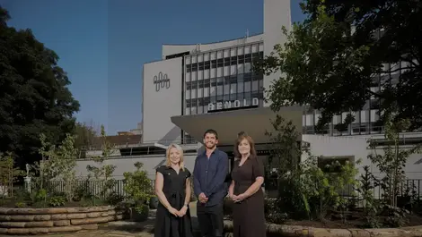 Sister & Guinness Enterprise Centre back startup bridge